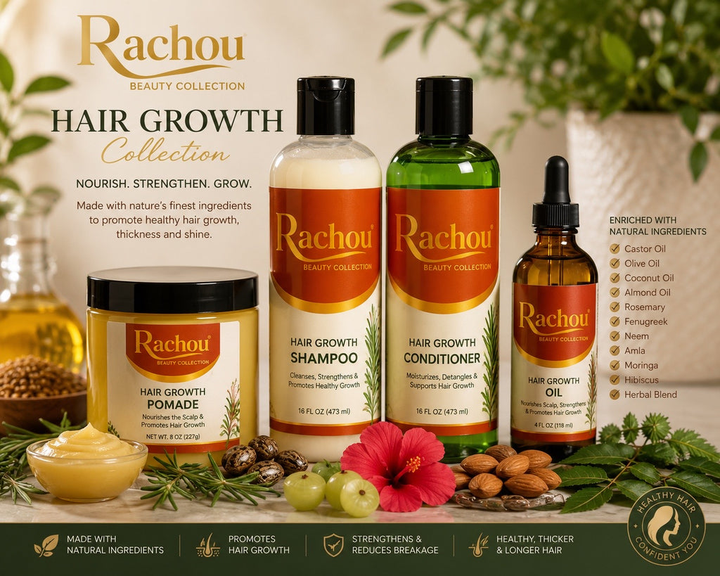 Rachou Complete Hair Growth Set (4 Products)