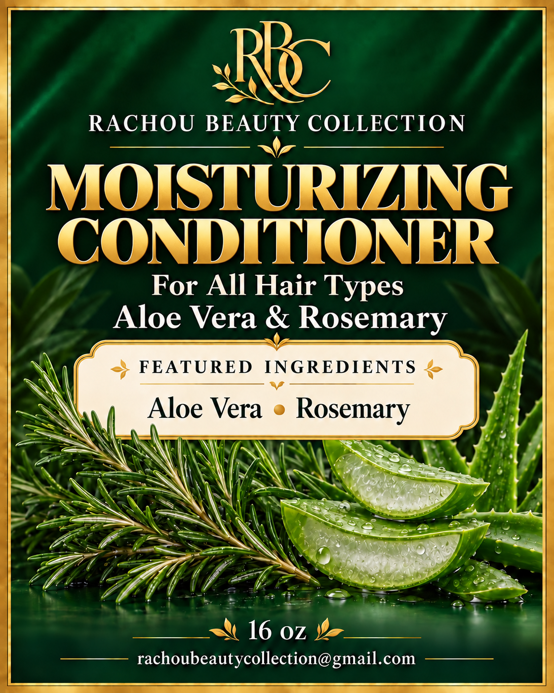 Rachou Hair Growth Conditioner - 16 Fl Oz